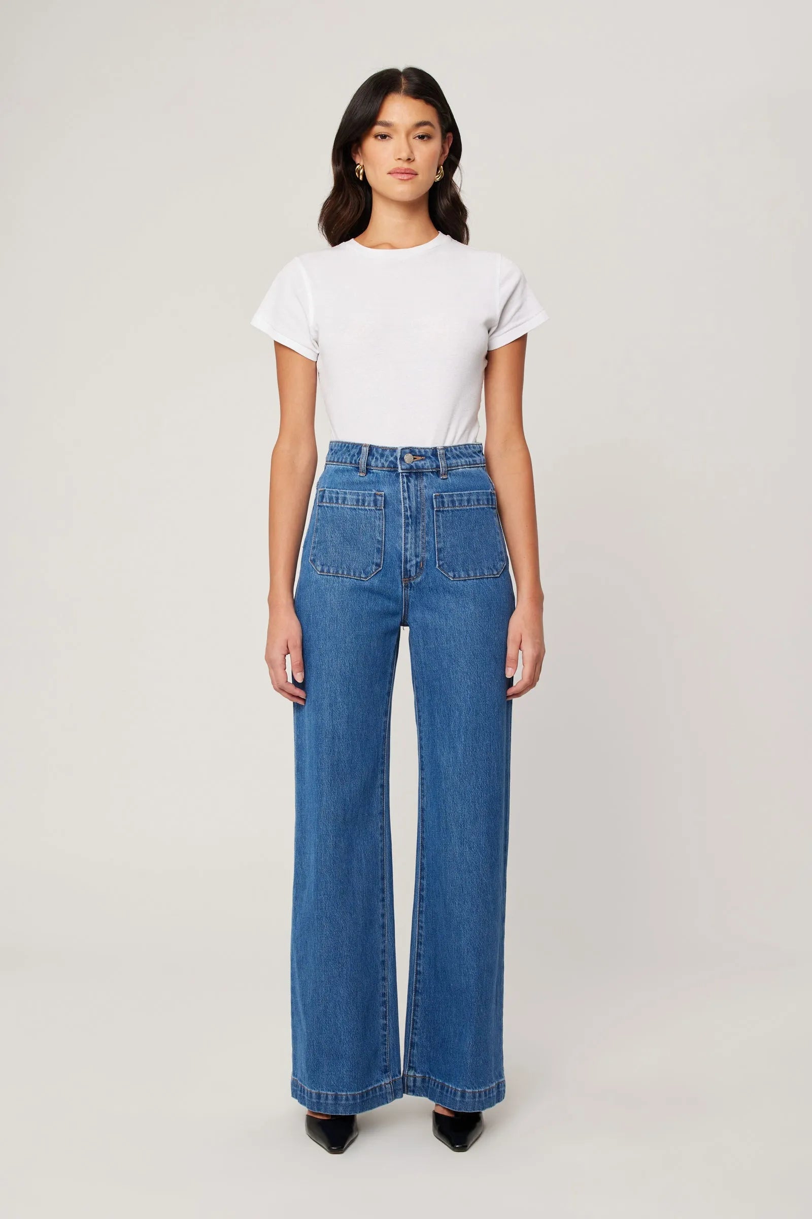 Sailor Jean Long Length Ashley Blue