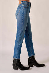 Neuw Lola Mom Fazed Mid Vintage Blue 30