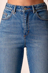 Neuw Lola Mom Fazed Mid Vintage Blue 30