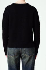 Alpaca Blend Crew Black