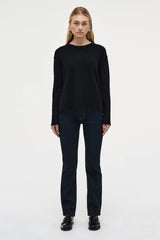 Alpaca Blend Crew Black