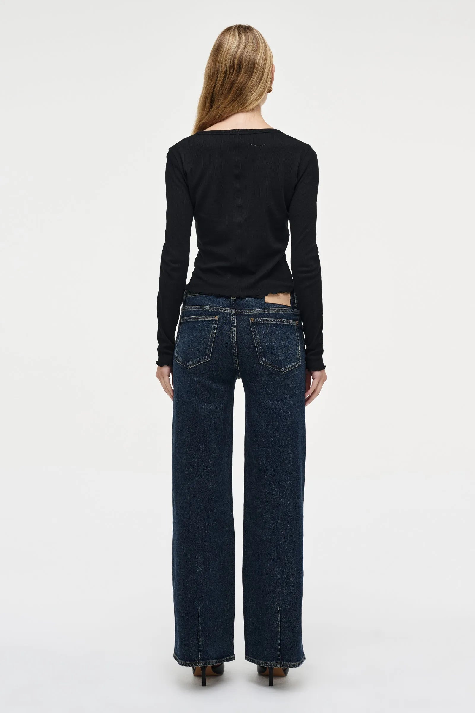 Eva Wide Jean Memphis Dark Indigo