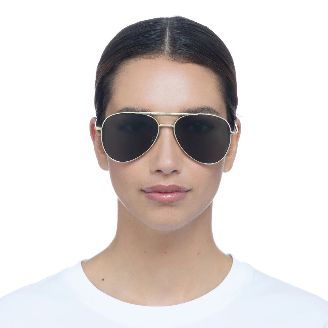 Le Specs Aire Alpha Sunglasses Bright Gold
