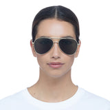 Le Specs Aire Alpha Sunglasses Bright Gold