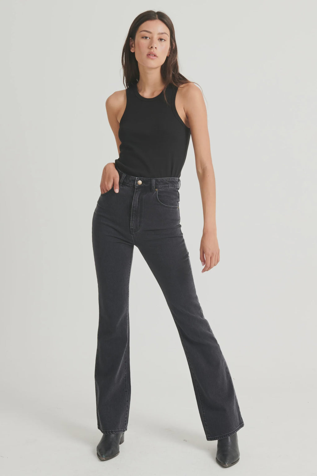 Rollas Dusters Bootcut Jeans Comfort Shadow