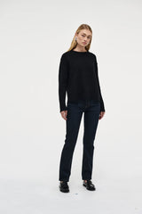 Alpaca Blend Crew Black