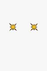 Antler Gold Star Earrings