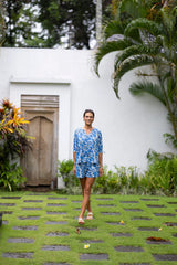 Fleur Shorts Blue Stone