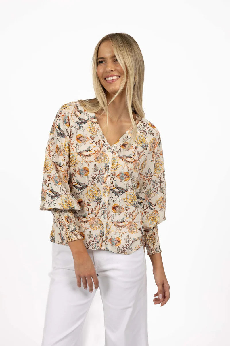 Frances Blouse Kaffir Print