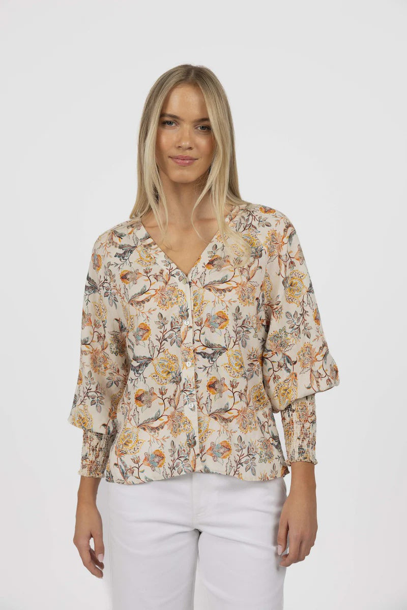Frances Blouse Kaffir Print