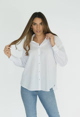 Humidity Stephanie Shirt  White