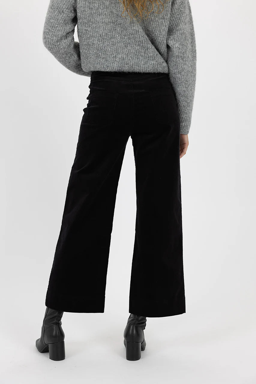 Fleetwood Cord  Pant  Midnight Black