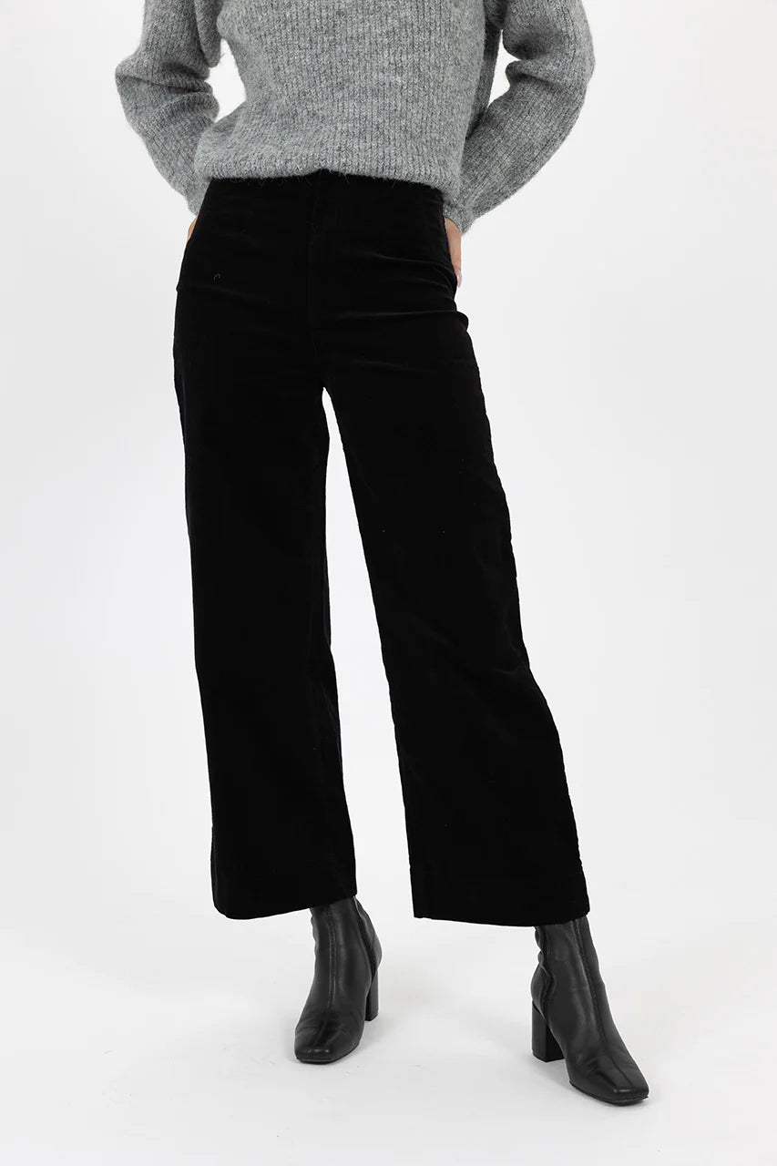 Fleetwood Cord  Pant  Midnight Black