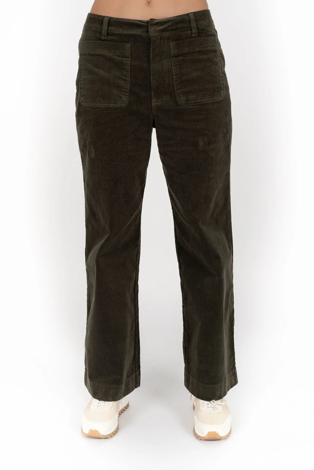 Suki Cord Pants Moss