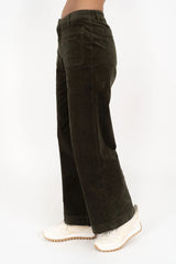 Suki Cord Pants Moss
