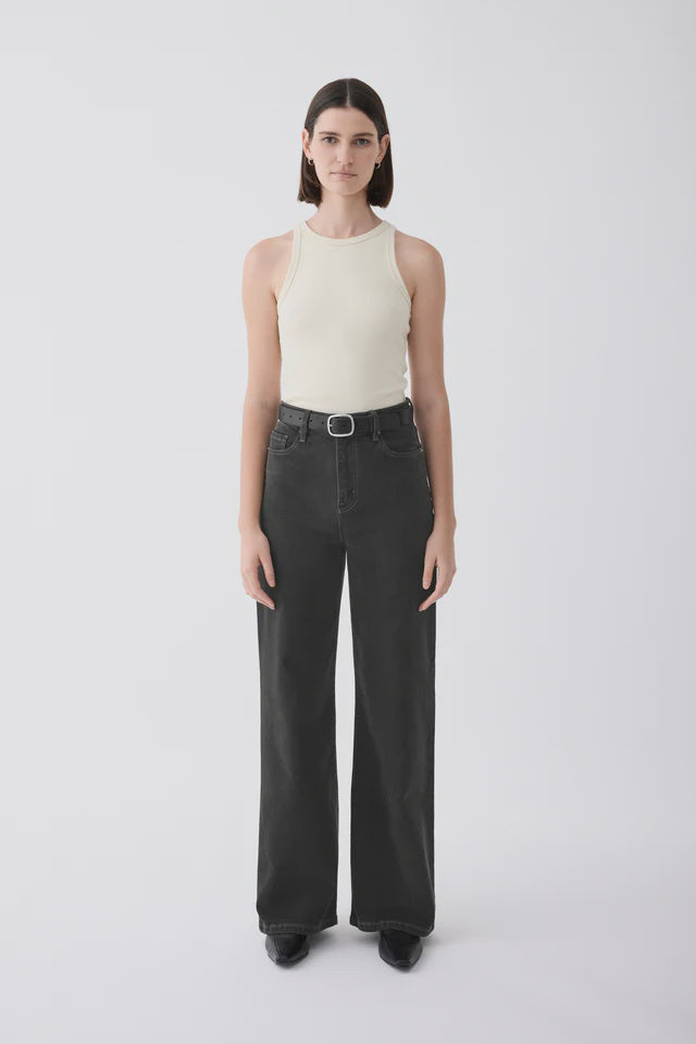Ellie High Wide Jean  Courage