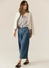 Carsen Crop Pants Light Wash