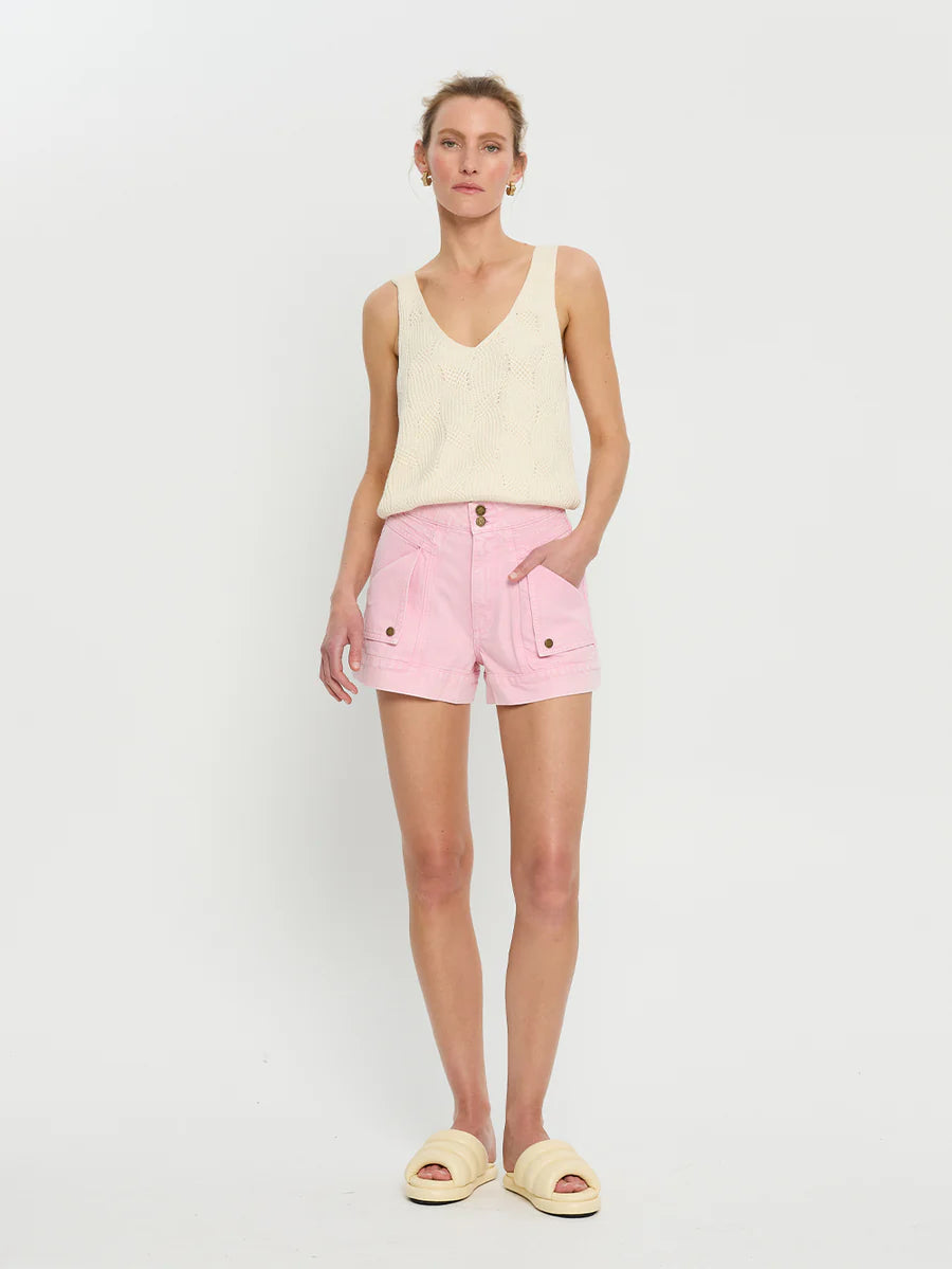 Kivari paloma Denim Short Pink