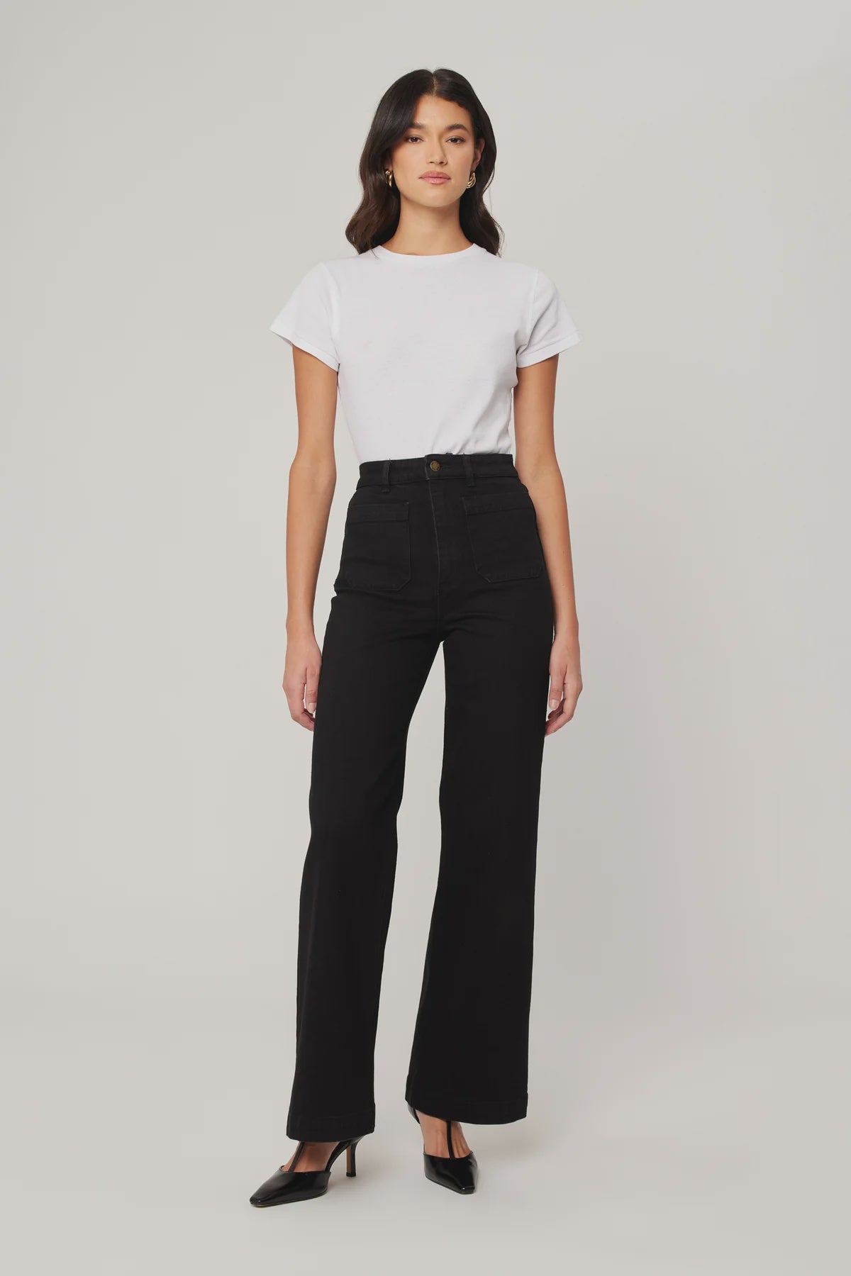 Sailor Jean Long Length Rinse Black