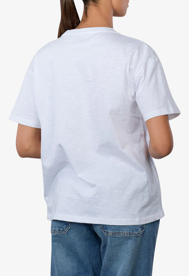 Zini O SS Tee White