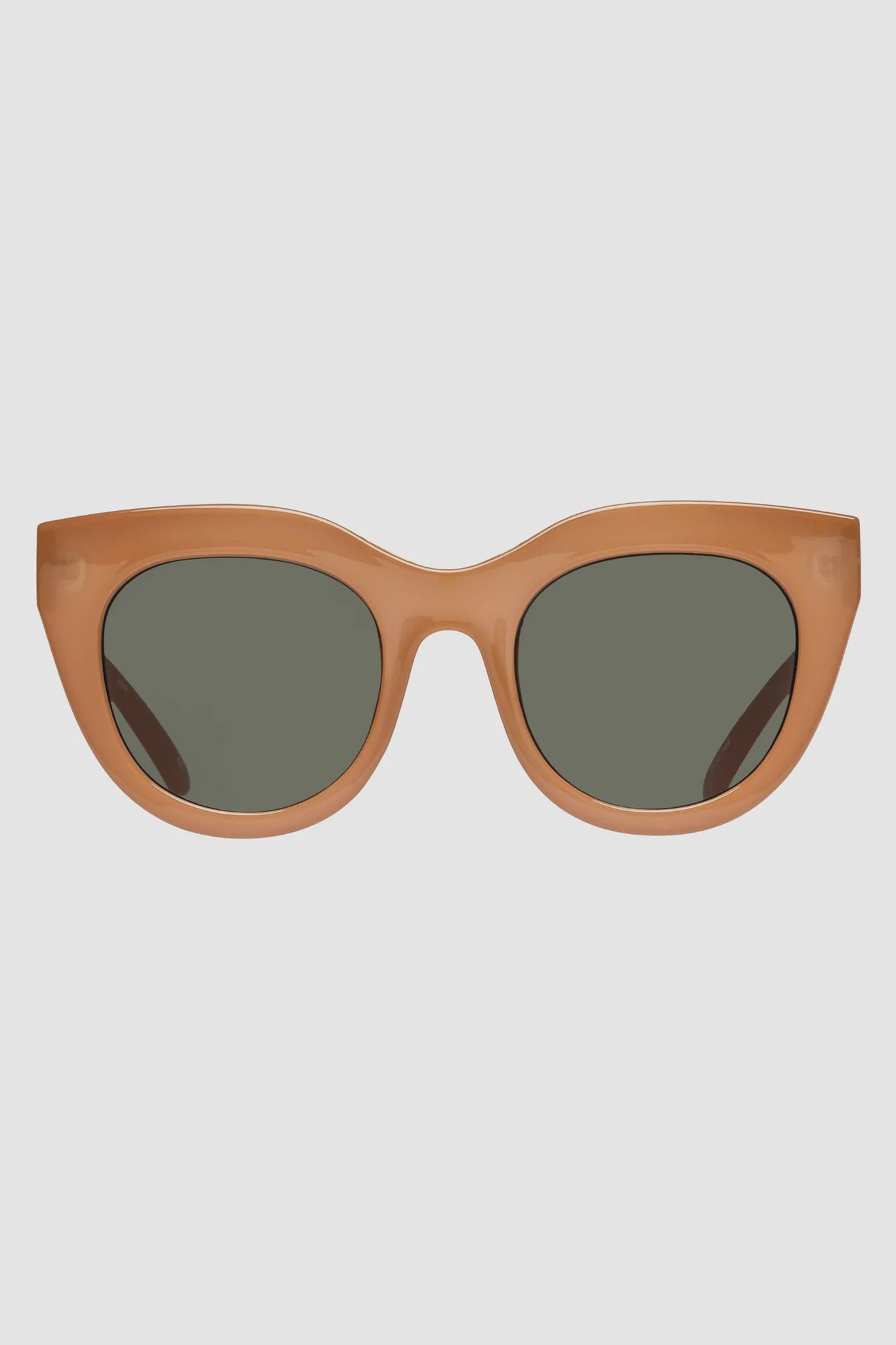 Le Specs Aire Heart Sunglasses in Caramel