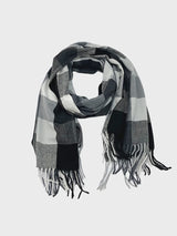 SCl Scarf Black White Check