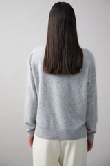 Cyra Crew Top Silver