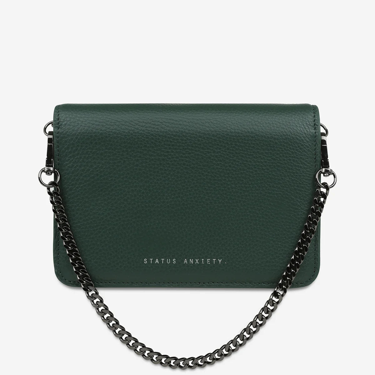 Status Anxiety She Burns Bag in Green