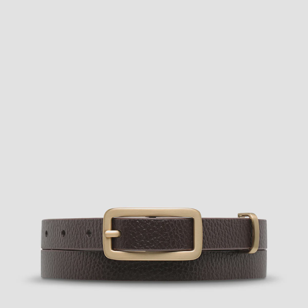 Muse belt Choc/Gold size S/M
