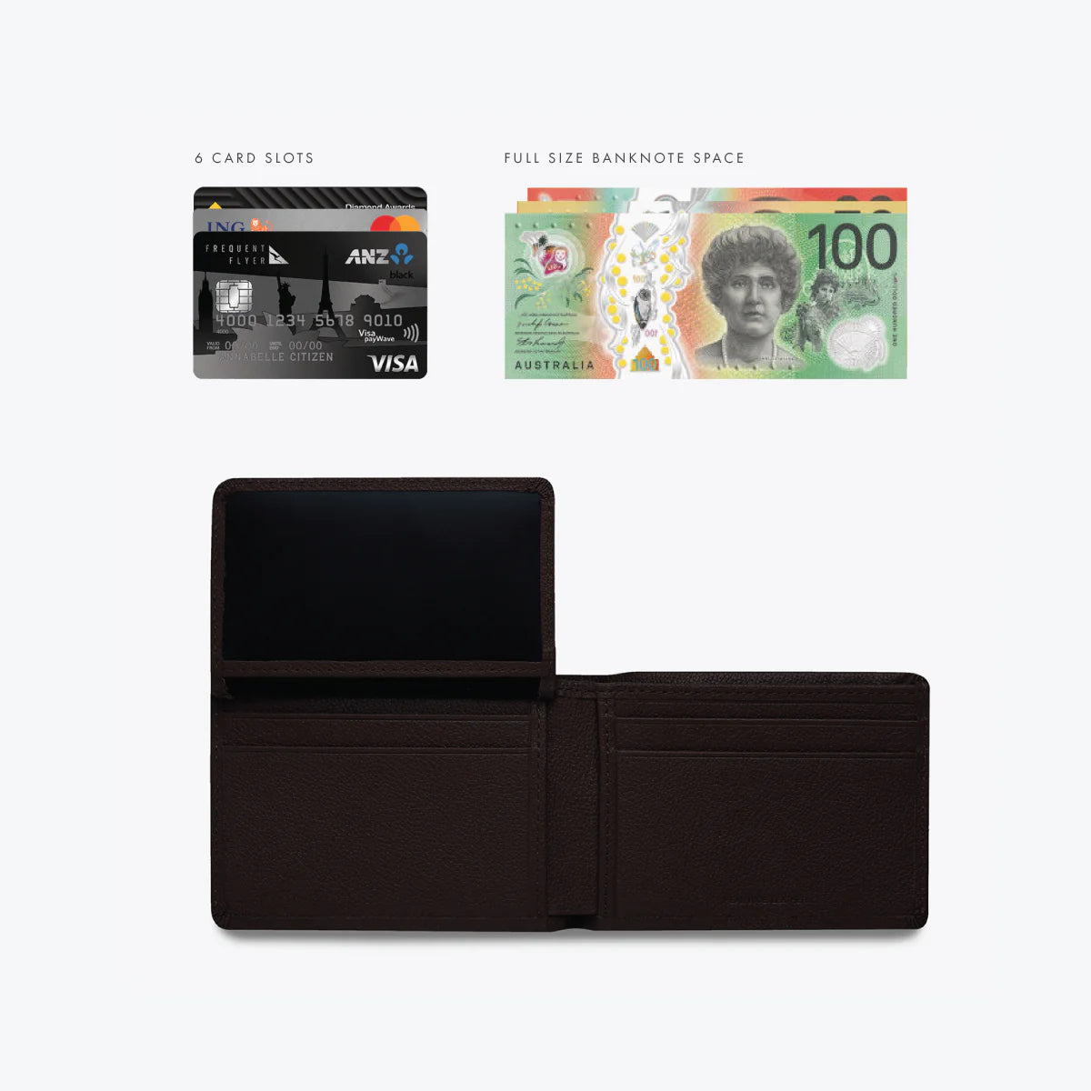 Status Anxiety Jonah Wallet Chocolate