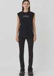 Camilla And Marc Huntington Tank in Black with White