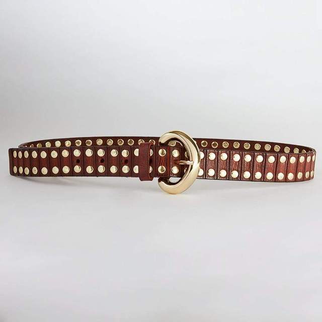 Hollstar Sadie Leather Belt in Tan