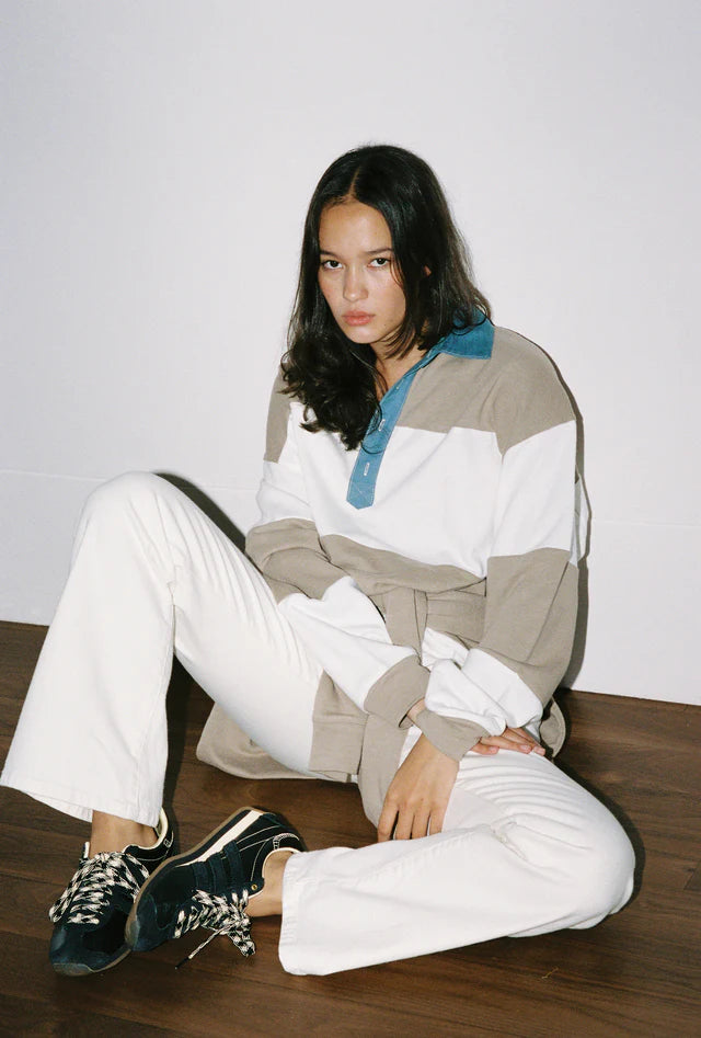 The Marco Polo Mushroom Stripe