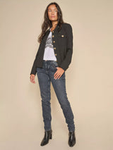 Naomi Colla Jeans Dark Blue