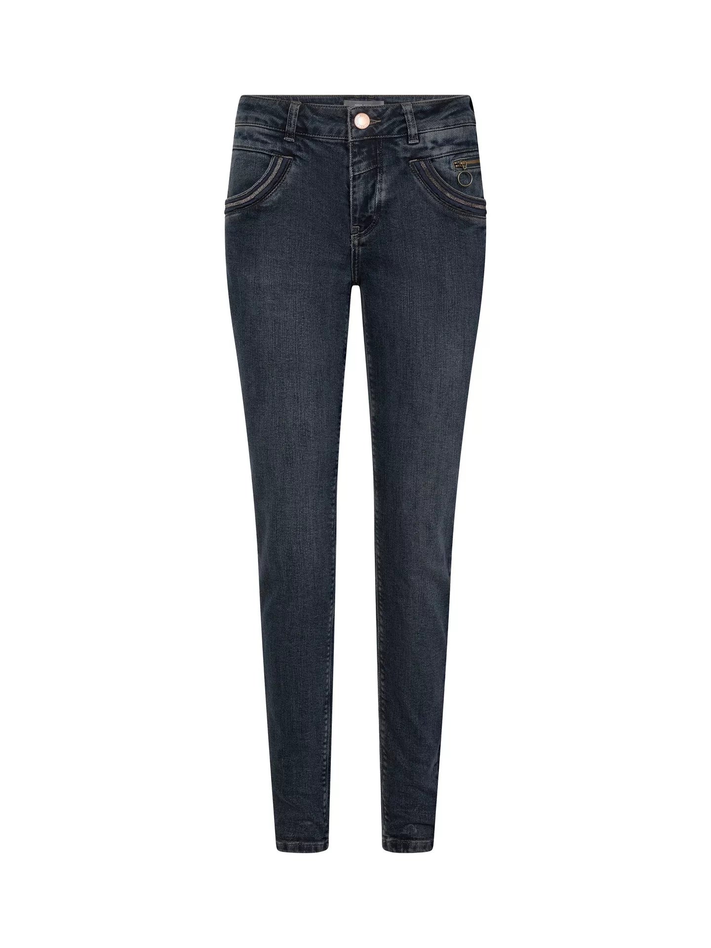 Naomi Colla Jeans Dark Blue