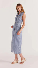 Staple The Label Calla Denim Midi Dress