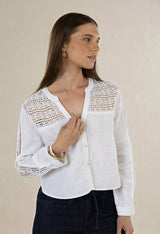 Delphie Shirt White