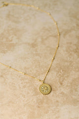 Indigo and Wolfe Sunrise Necklace Gold