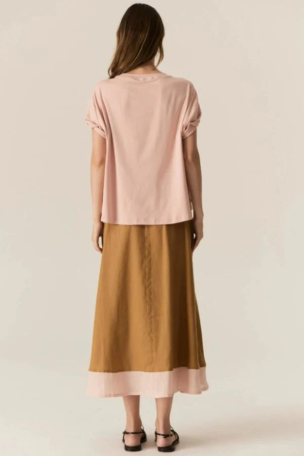 Zone Cap Tee Blush