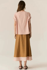 Zone Cap Tee Blush
