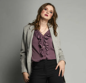 Sale Drama Soul Blouse Heather Was $189.00