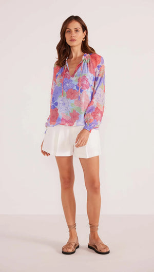 MinkPink Belle Long Sleeve Blouse