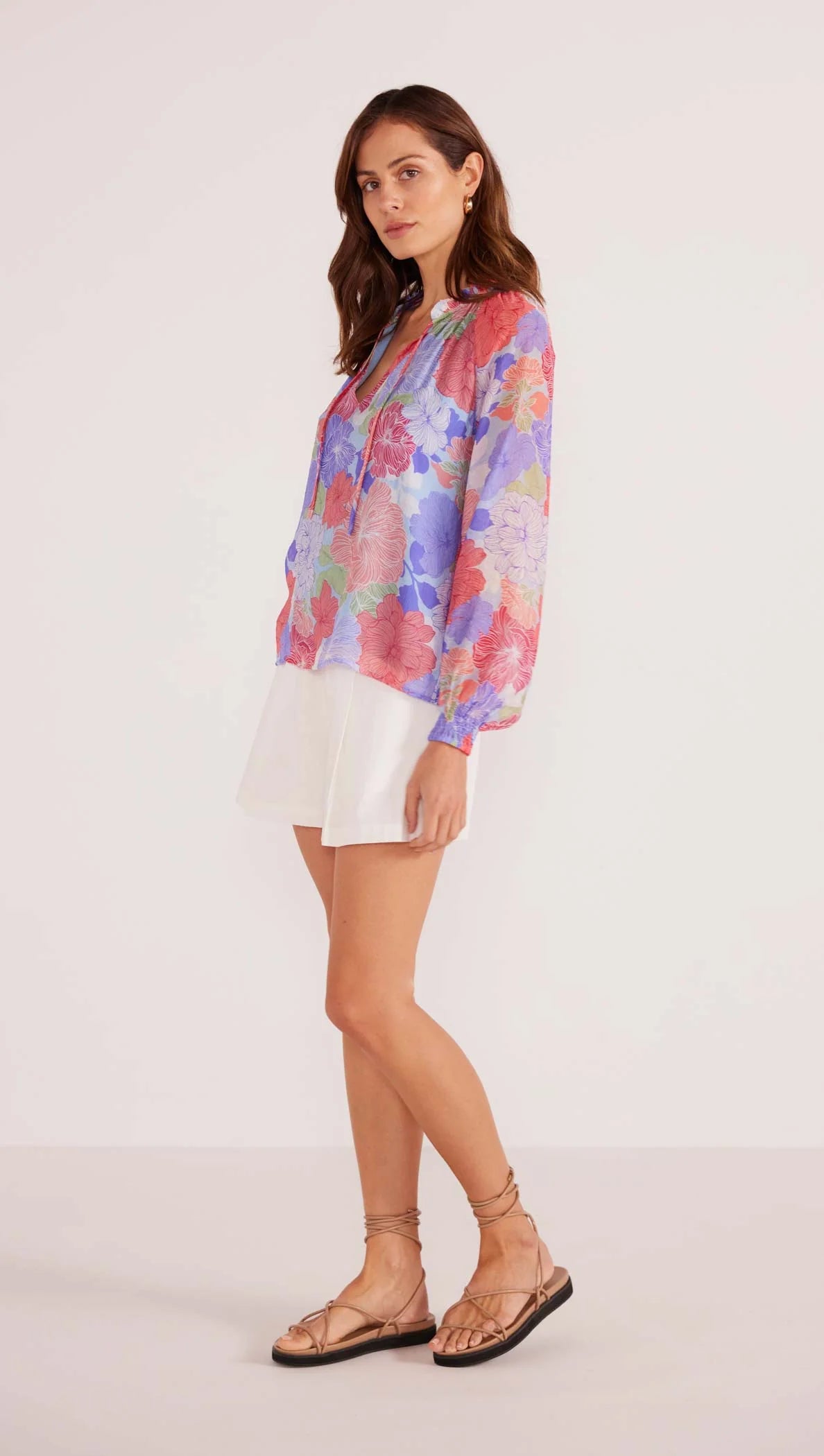 MinkPink Belle Long Sleeve Blouse