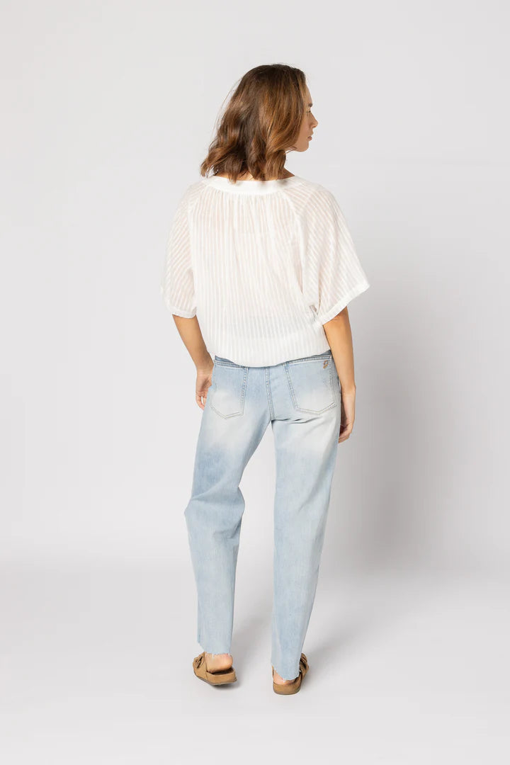 Liberty Top White Stripe