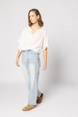 Liberty Top White Stripe