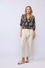 Belle Blouse Floral Shade