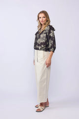Belle Blouse Floral Shade
