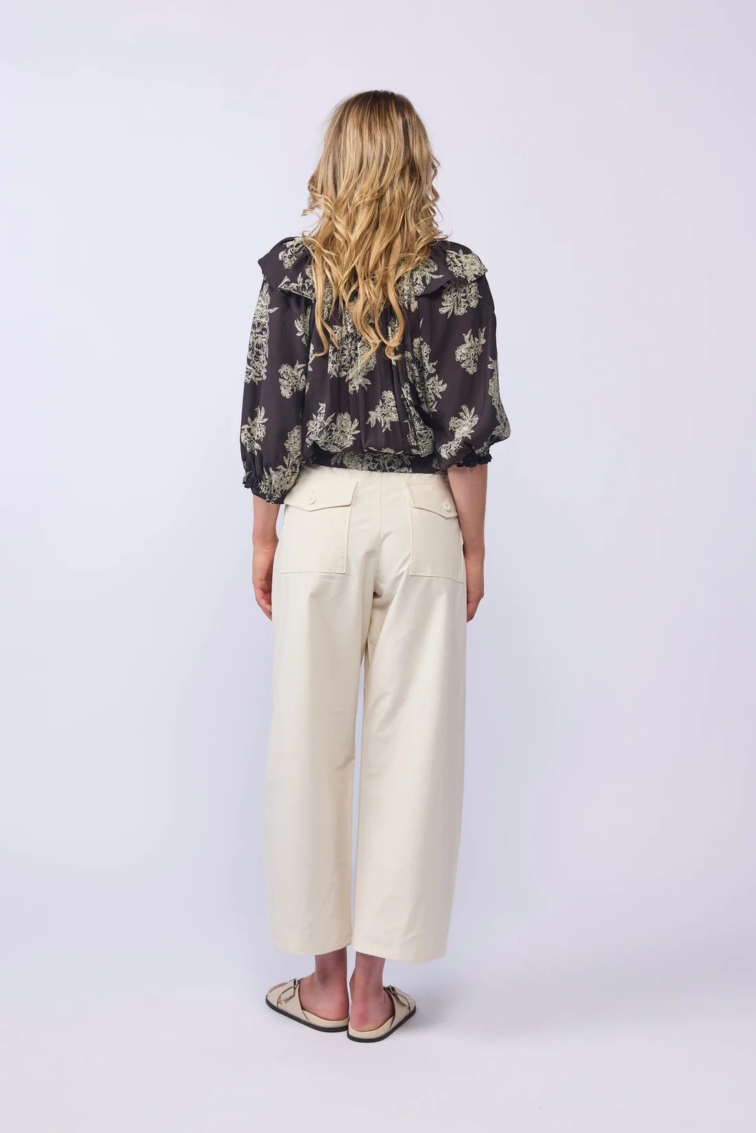 Belle Blouse Floral Shade
