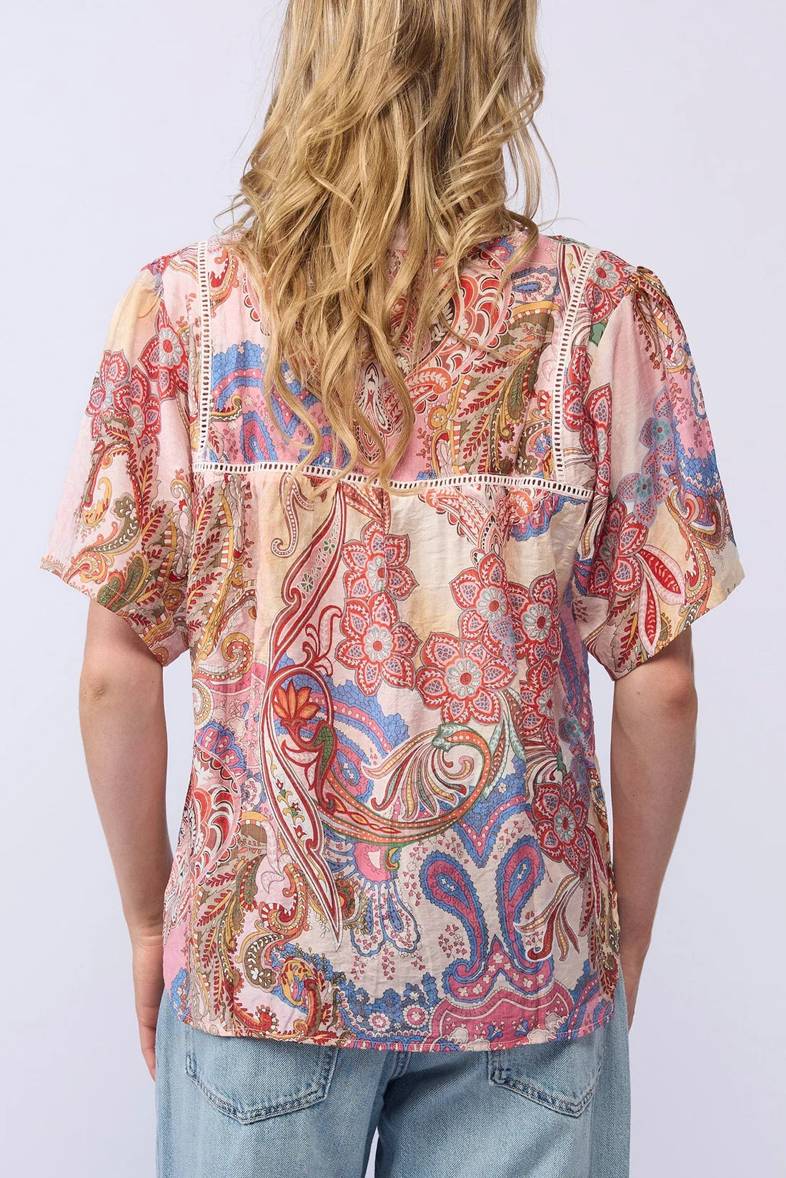 Dalila Top Pink Paisley