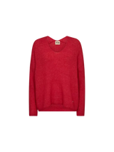 Mos Mosh Thora Jumper V neck Chinese Red